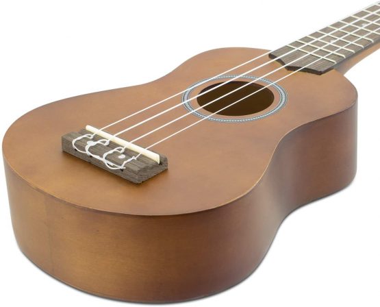 TIGER UKE12-NT-PD | Soprano Ukulele | with Padded Gig Bag | Starter Pack for Schools, Adults and Children | Natural - Image 2