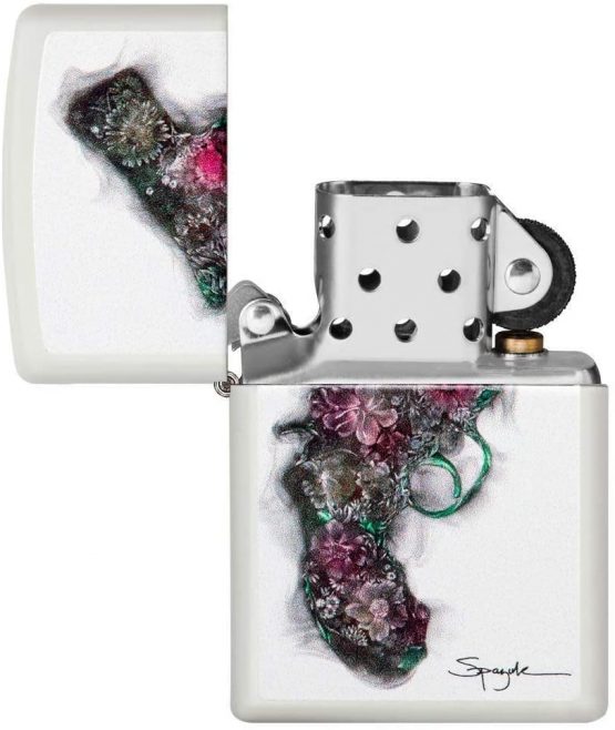 Zippo Windproof Lighter | Metal Long Lasting Zippo Lighter | Best with Zippo Lighter Fluid | Refillable Lighter | Perfect for Cigarettes Cigars Candles |Pocket Lighter Fire Starter | Spazuk Artist - Image 4