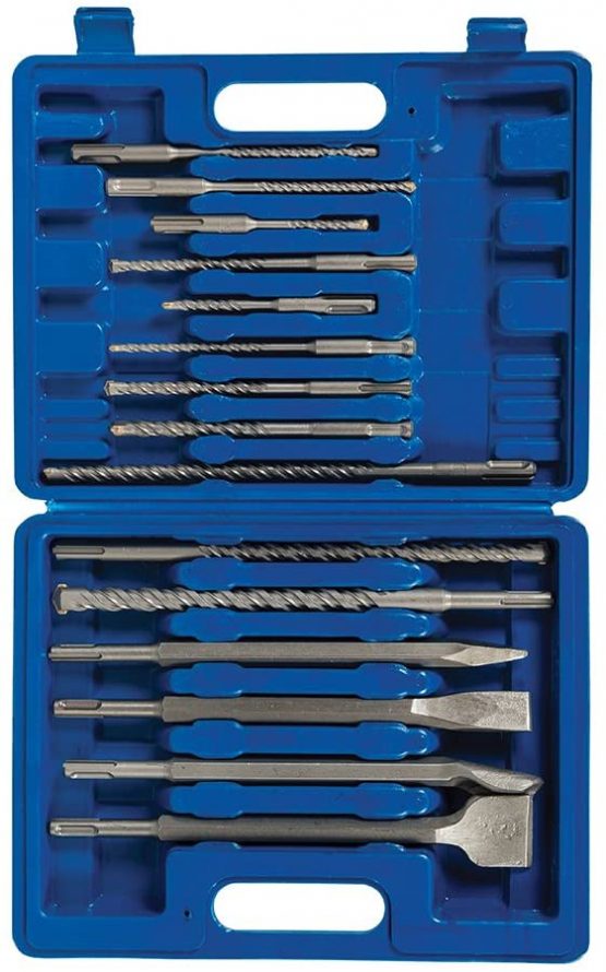 Silverline 196570 SDS Plus Masonry Drill and Steel Set 15pce 15pce - Image 2