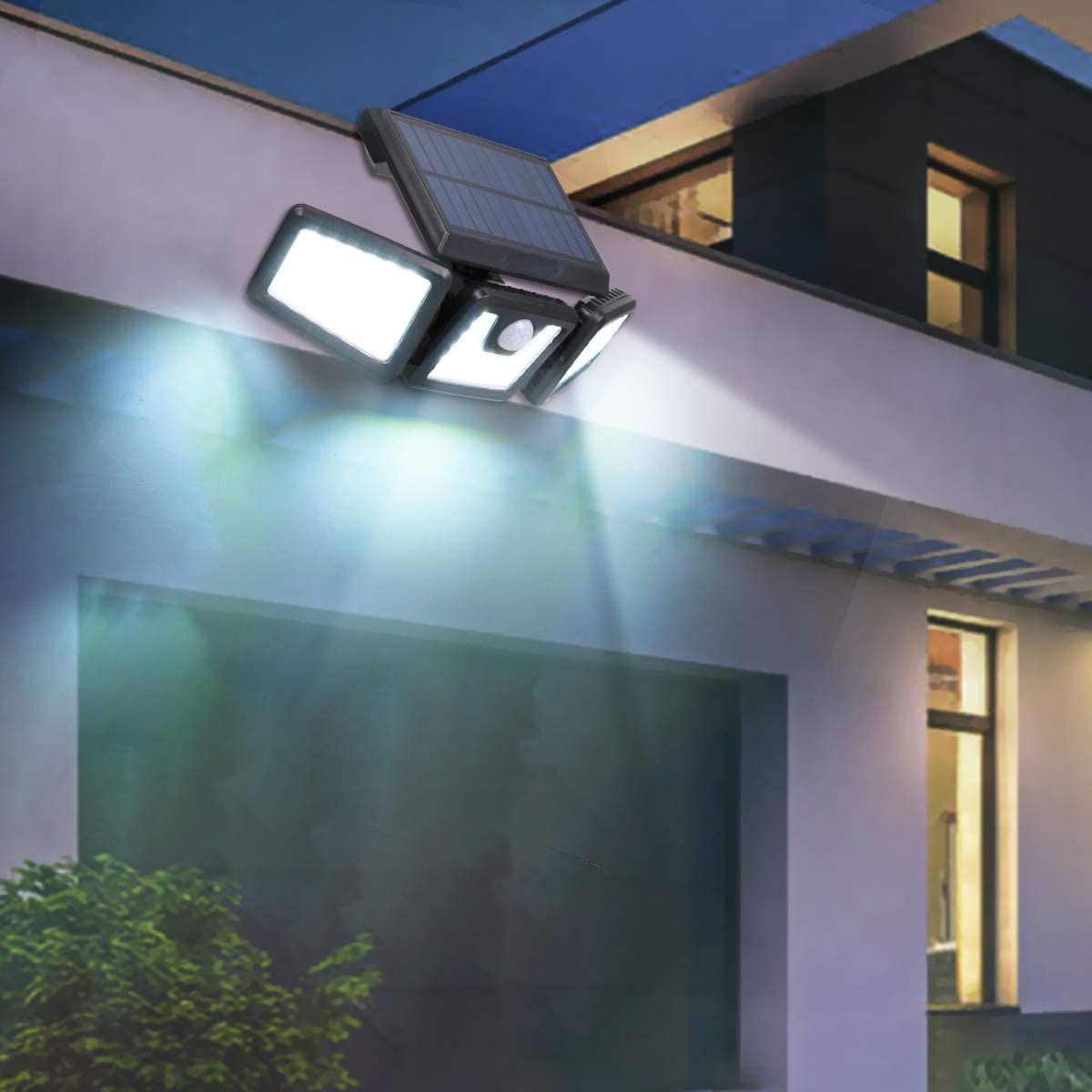 Tomshine Solar Security Light Outdoor Motion Sensor Ip65 Waterproof Outdoor Lights Solar Powered 360 Angle Adjustable for Garage Garden Front Door Wall Driveway - Image 2
