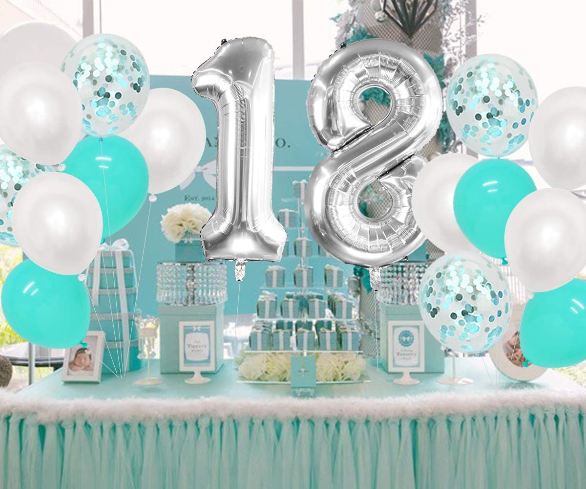 Teal 18th Birthday Decorations Girls Happy 18th Birthday Sash | Images