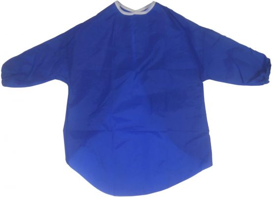 Childrens Kids Toddler Waterproof Play Apron - Age 2-4 Years - Painting, Baking, Cooking, Smock - Blue