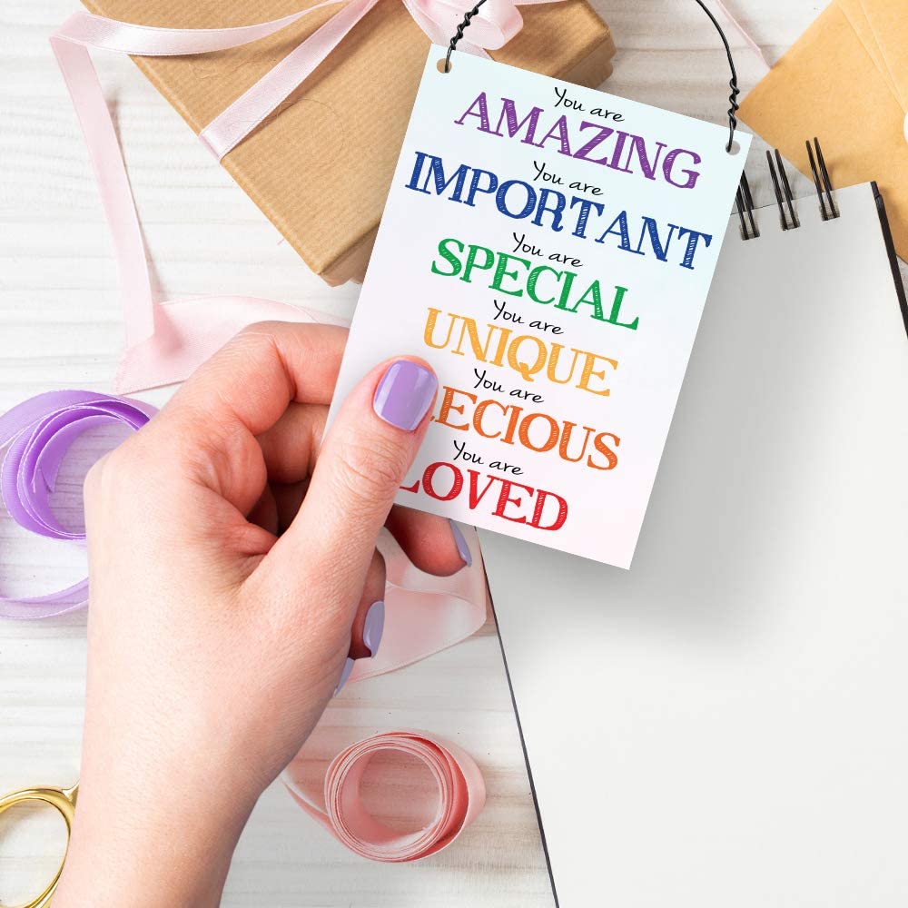 Dorothy Spring You Are Amazing Important Special Unique Precious Loved Inspirational Quote Wall Metal Small Plaque Sign Inspirational Friendship Gift Size 4x3 inch - Image 4