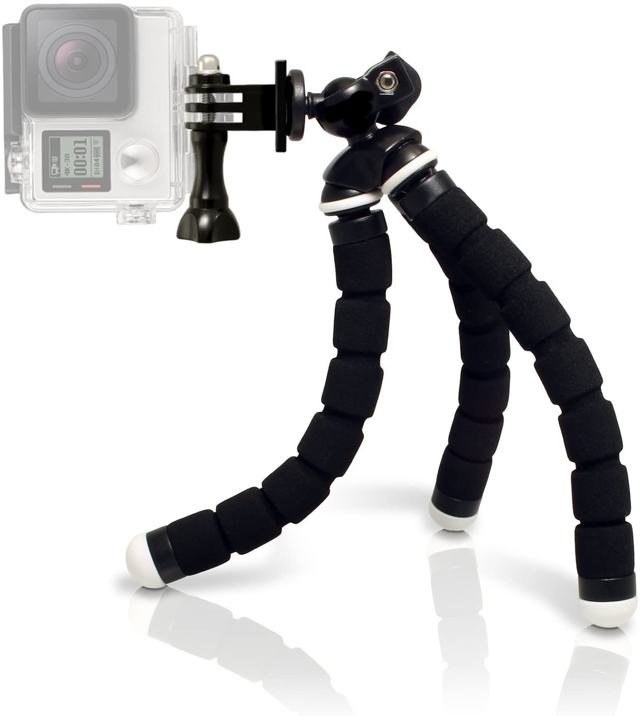 micros2u Gopro Small Flexible Octopus 2-in-1 Travel, Table Top