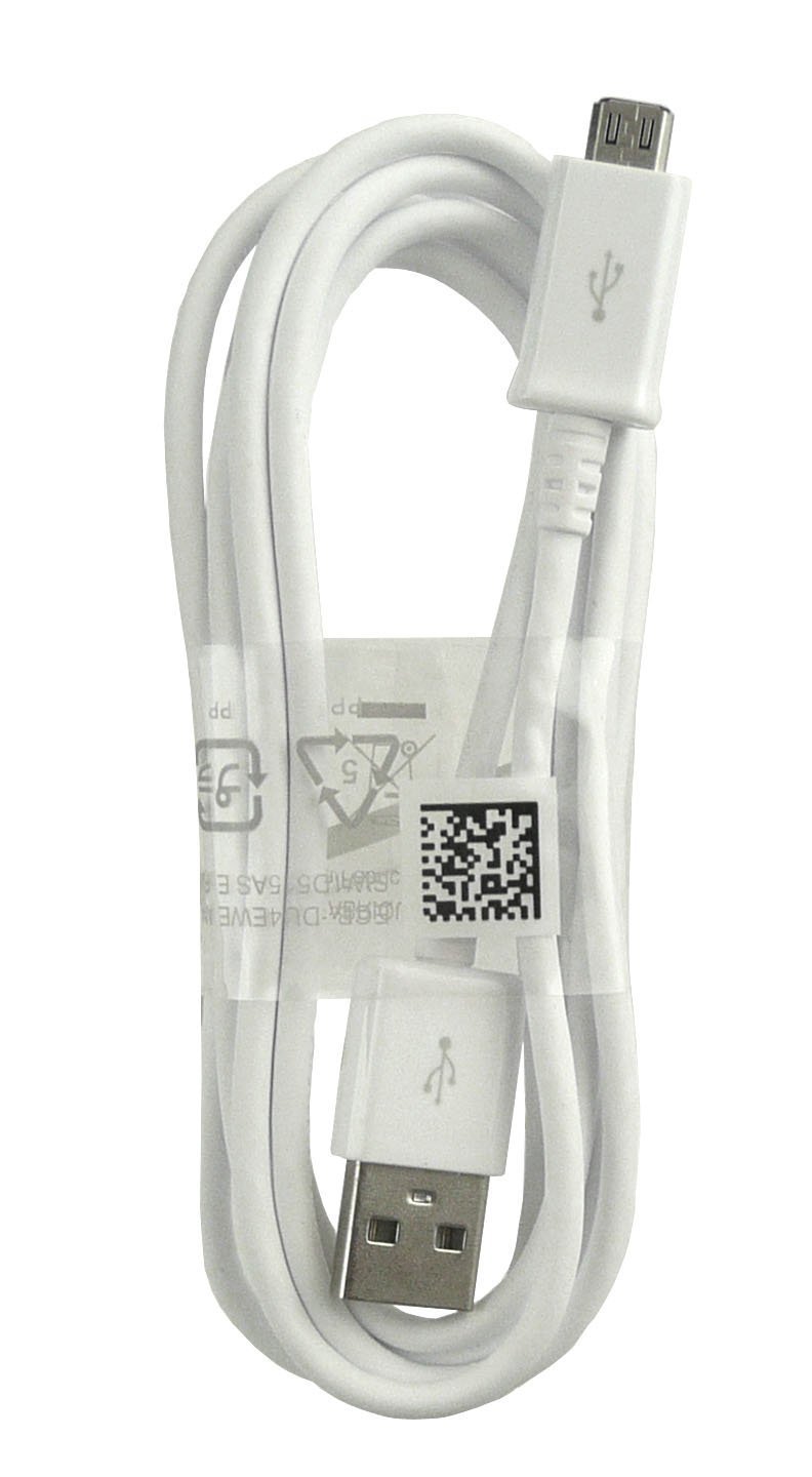 Genuine Samsung Micro USB Charge & Sync Cable - Compatible with Galaxy J3(2017), J5(2017), J7(2017) and Other Samsung Devices (White) - Image 2