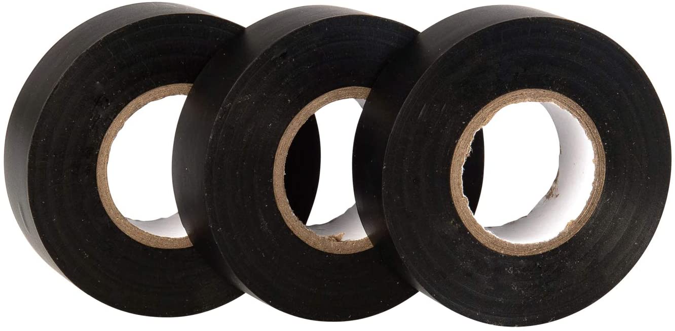 GTSE Black Electrical Tape, 19mm x 20m