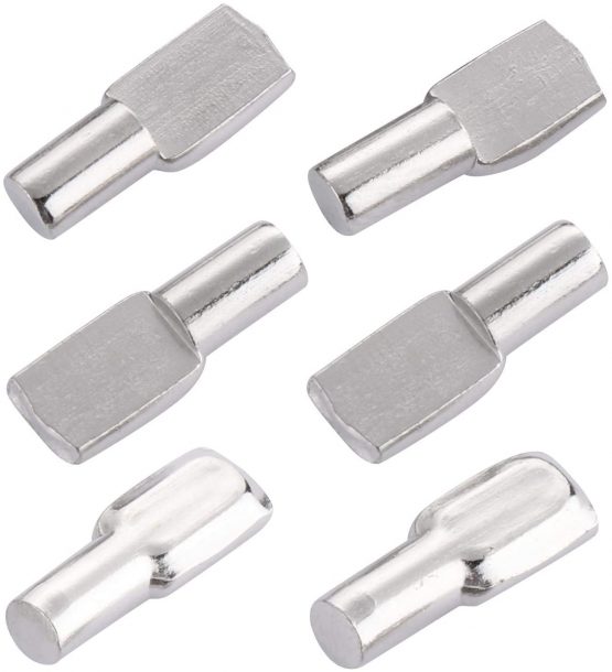 120 Packs Shelf Pins, 5 mm Shelf Support Pegs Spoon Shape Cabinet Furniture - Image 4