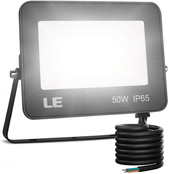 Lepro 50W Led Floodlight Outdoor, 4250lm LED Security Lights, 350W Incandescent Lamp Equivalent, Waterproof IP65, Daylight White Outdoor Lights for Warehouse, Playground, Backyard and More