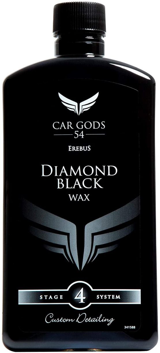 Car Gods Black Carnauba Wax Polish Scratch Remover Paint Protection 500ml - Pigmented Formula 3 in 1 Restores Pigments Protects Vehicle Paintwork Removes Surface Oxidation Blemishes Minor Scratches