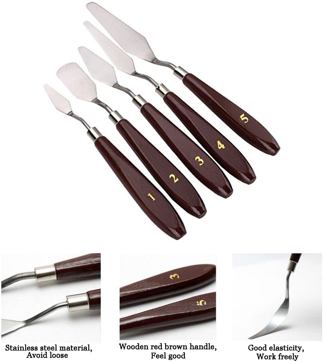 5-Piece Painting Knife Set - Image 4