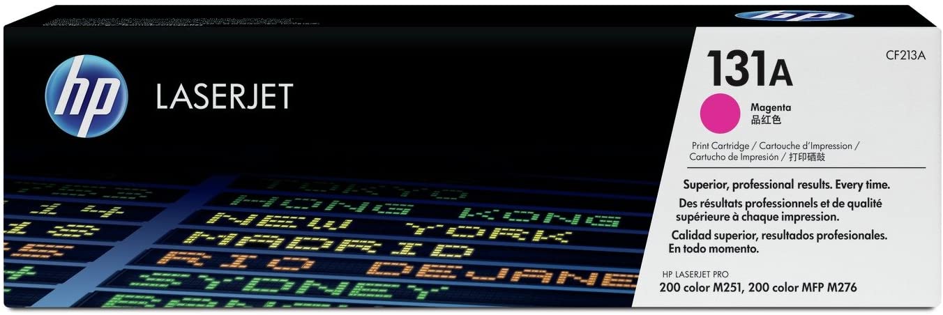 HP CF213A 131A Original LaserJet Toner Cartridge, Magenta, Single Pack, Standard
