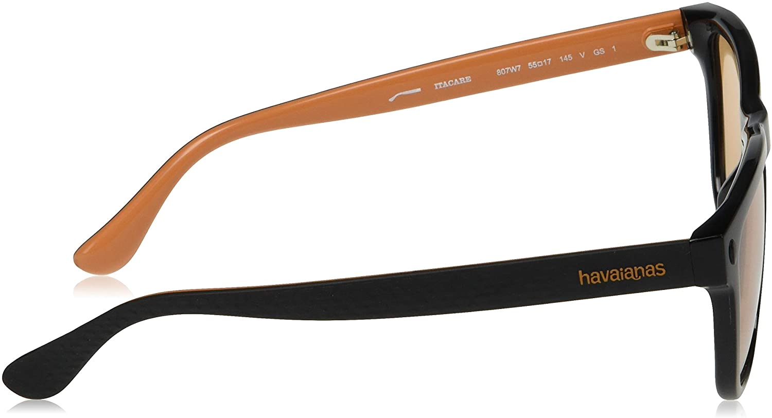 HAVAIANAS Unisex Adults’ ITACARE sunglasses, BLACK, 55 - Image 3