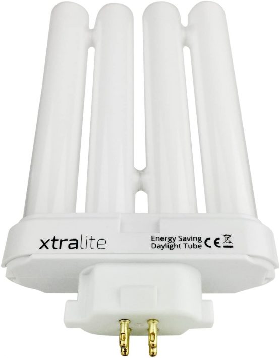 Xtralite 27w Daylight Replacement Bulb for High Vision Reading Lamps, 4 Pin GX10Q-4 Quad Tube (6500k) - Image 2
