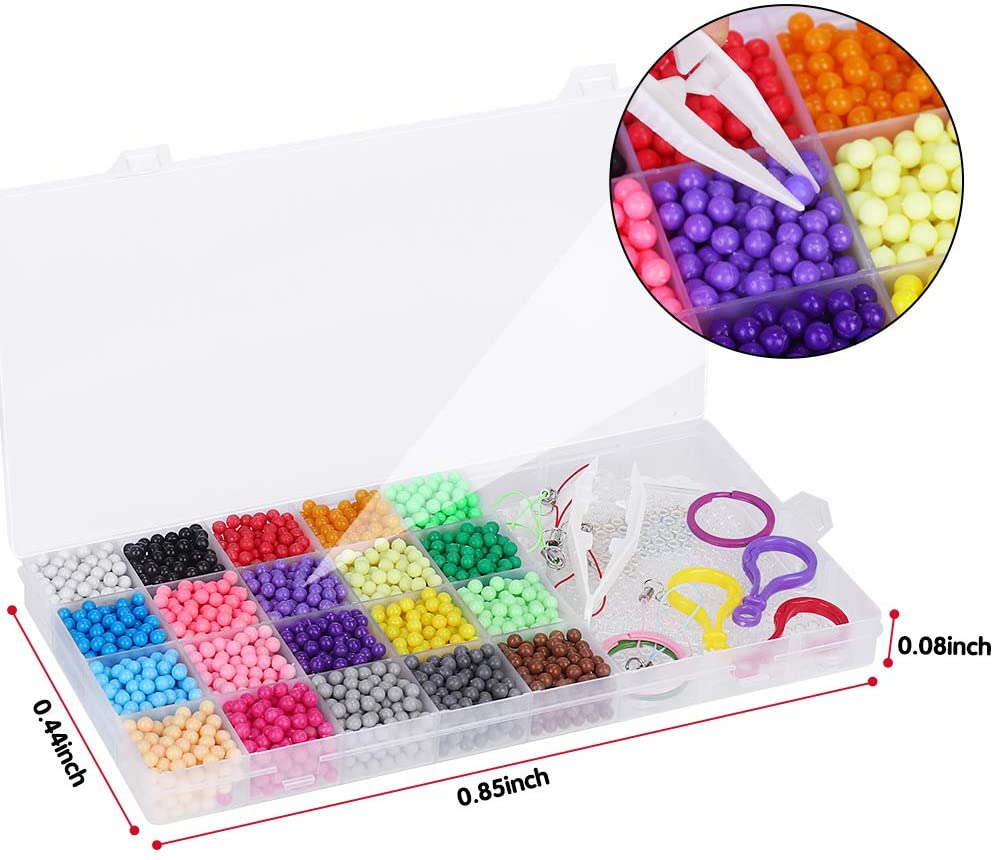 Water Fuse Beads Set CGBOOM 5mm 3200 Refill Compatible Beads Magic