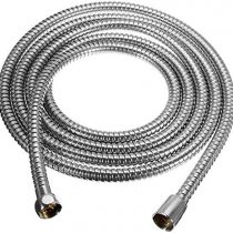 Buwico Extra Long Replacement Shower Hose 118-Inch (3-Meter), Stainless Steel