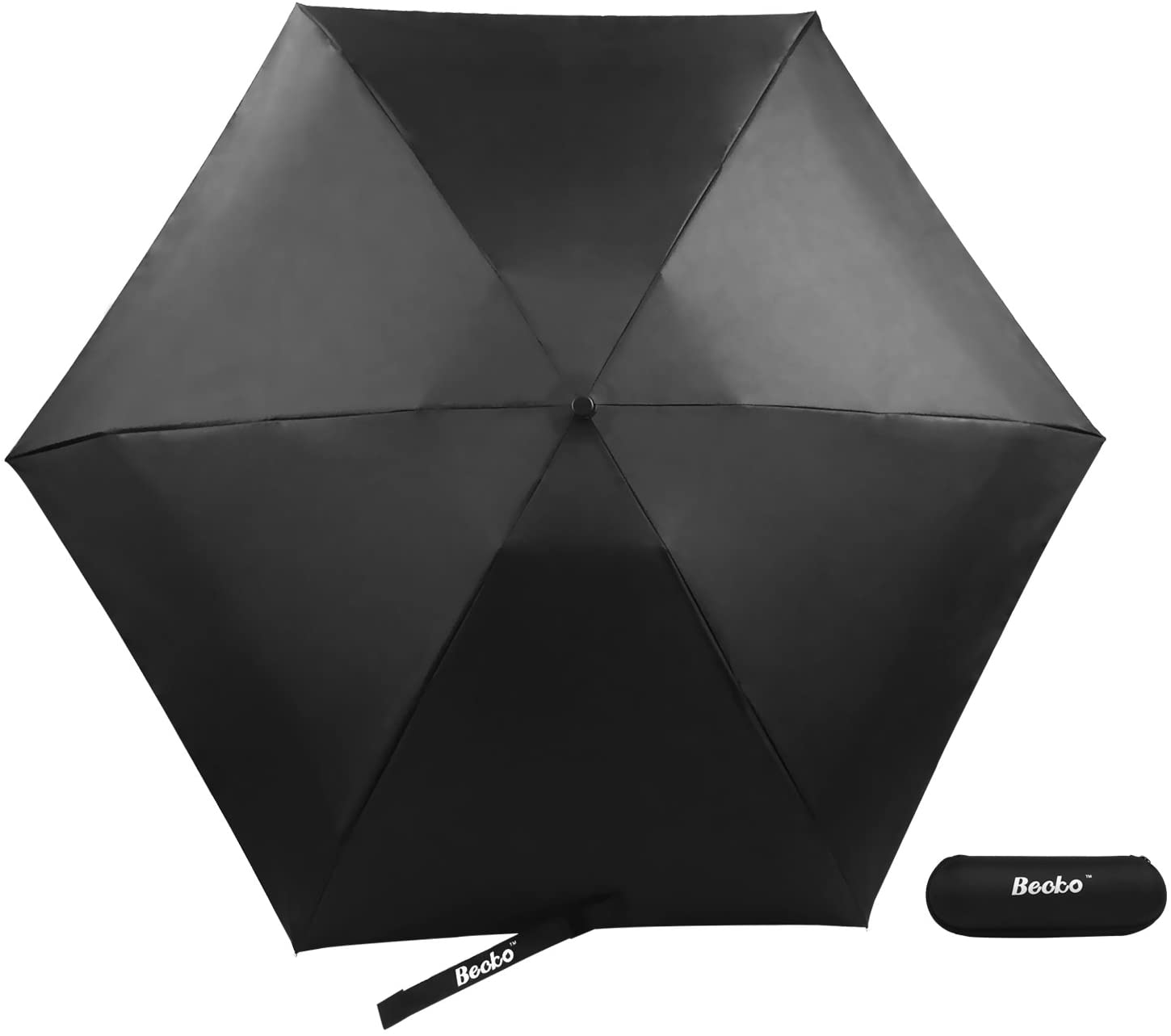 Becko Kids Mini Travel Pocket Umbrella 5-Fold Rain Umbrella with ...
