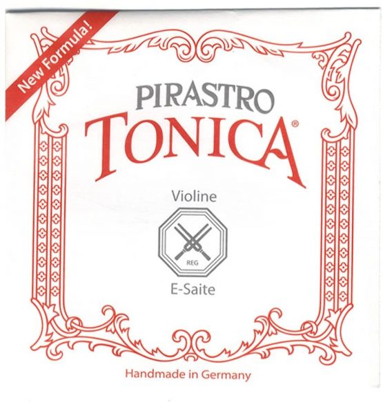 Pirastro 312721 Violin String Tonica E 1 Plain Steel, Ball