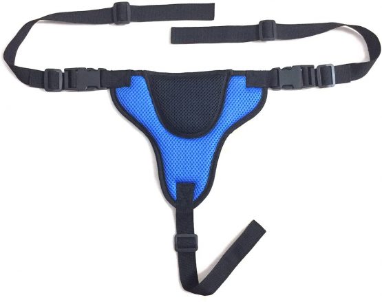ZARPMA Baby Safety Belt with Guarding Pad,3 Point Safety Harness for Kid Infant Safe Strap for IKEA ANTILOP High Chair (Blue)