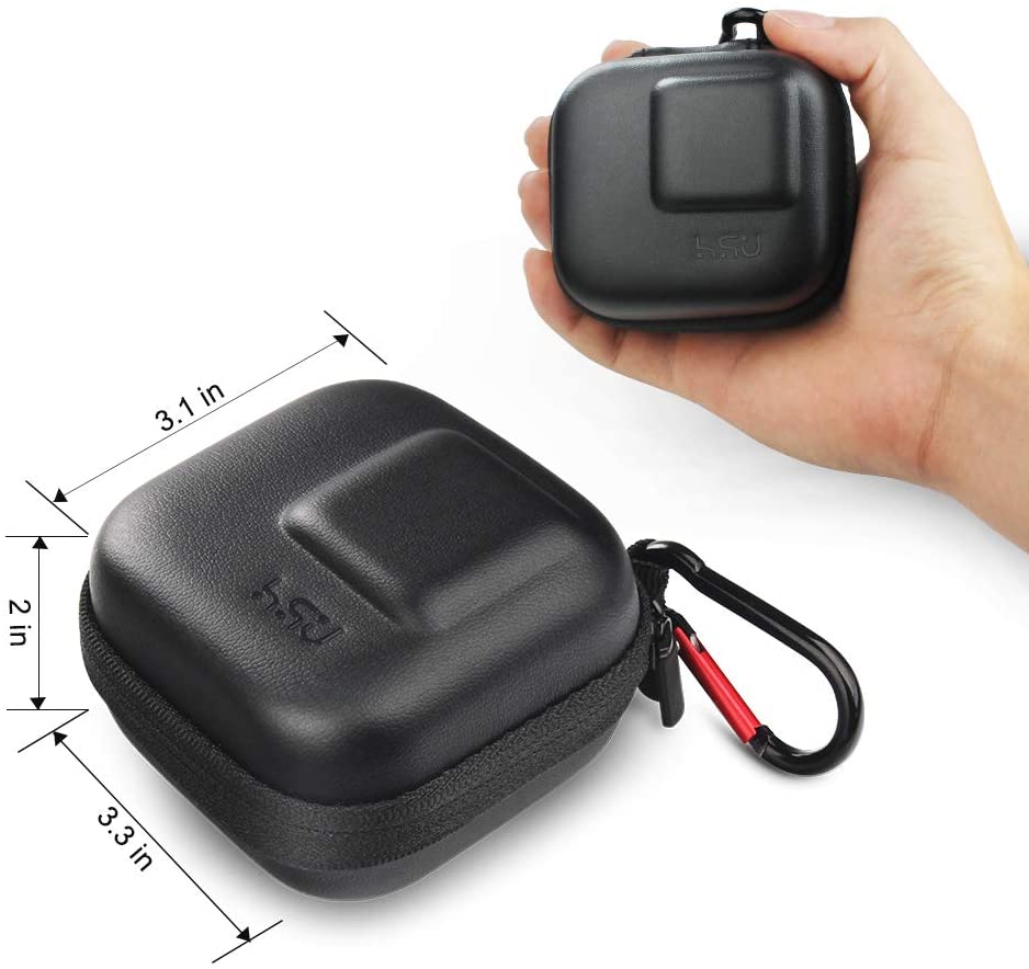 HSU Mini Storage Case for GoPro Hero 13/12/11/10/9/8/7/6/5, Portable Carrying Bag for Action Cameras - Image 3