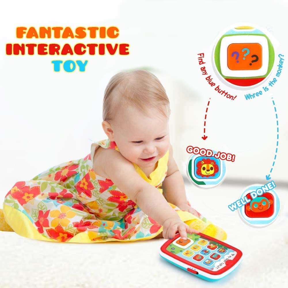 VATOS Educational Baby Tablet Music Toy Pad Baby Learning Toys for ...