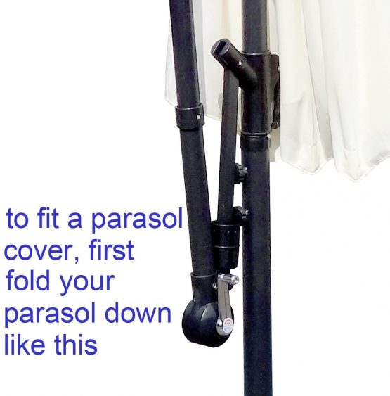 Speedwellstar Parasol Cover Banana Cantilever Hanging Large Off Set Umbrella Waterproof & Breathable - Image 3