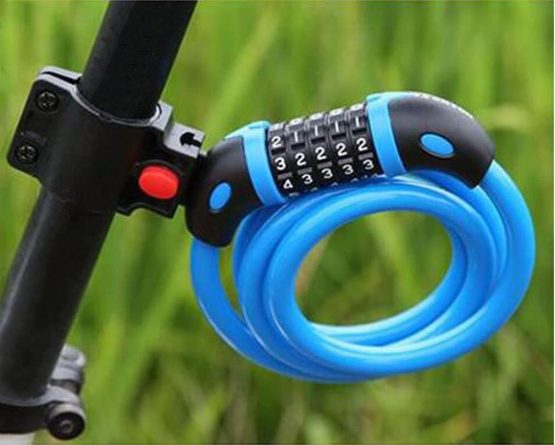 GoFriend Bike Lock High Security 5 Digit Resettable Combination Coiling Cable Lock Best for Bicycle Outdoors, 1.2mx12mm - Image 3