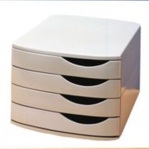 Smead 4 Drawer Desktop Set - Grey