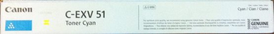 Canon Original Toner C-EXV51 Cyan 60.000 Pages (0482C002)