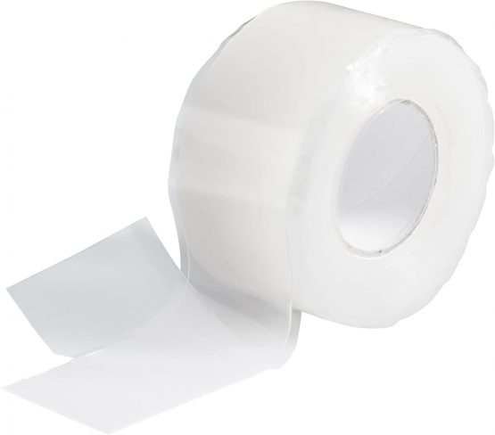 Poppstar 11m Self-Fusing Silicone Band, Silicone Tape, Repair Tape, Electrical Tape and Sealing Strip (water-tight, air-tight), 25mm wide, transparent