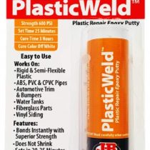 JB WELD 8237UK JB8237 Plastic Weld Fast-Setting Off White Multi Purpose Reinforced Epoxy Putty, 57 G