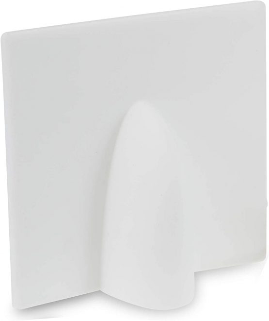 Qty 1 – White External Brick Buster Plate - Cable Outdoor Wall Entry Tidy - Cover Satellite/Coaxial/Sat/Coax - SSL Satellites