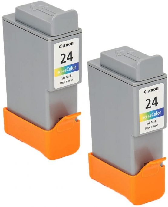 Canon Original BCI-24 - Colour Ink Cartridge - 24 (Twin Pack) - Image 2