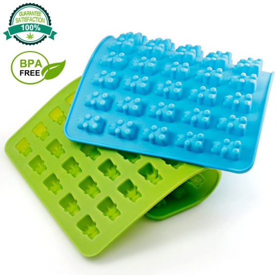SENHAI Candy Silicone Molds & Ice Cube Trays, 3 Pack Jelly Molds, Chocolate Molds, Soap Molds - Bear - Image 3