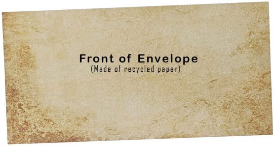 20 x Old Vintage Design Paper Envelopes DIN Lang for A4 Paper Great for Vintage invites and Letters - Image 2
