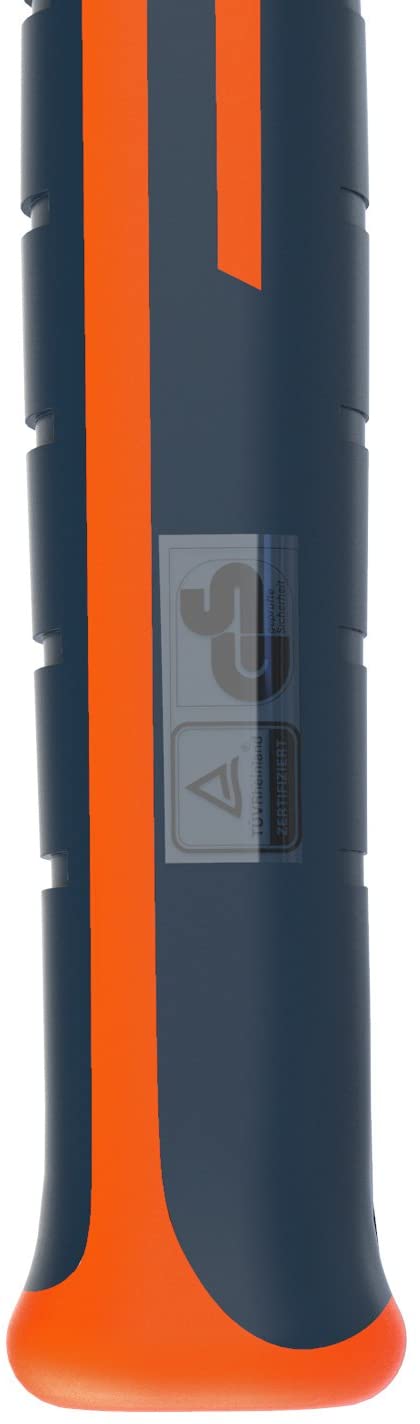 Presch Machinist’s Hammer Fibreglass Handle 300g, blue, Orange / Blue, 500g - Image 4