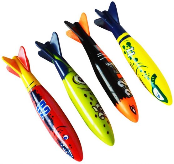 Topways® Diving Pool Toys Set, Dive Rings Sticks Diving Torpedo for Swimming Underwater Pool Training Toy Diving Game Training Gift for Kids - Image 2