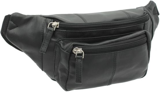 Visconti Leather Bumbag Style 720 Black