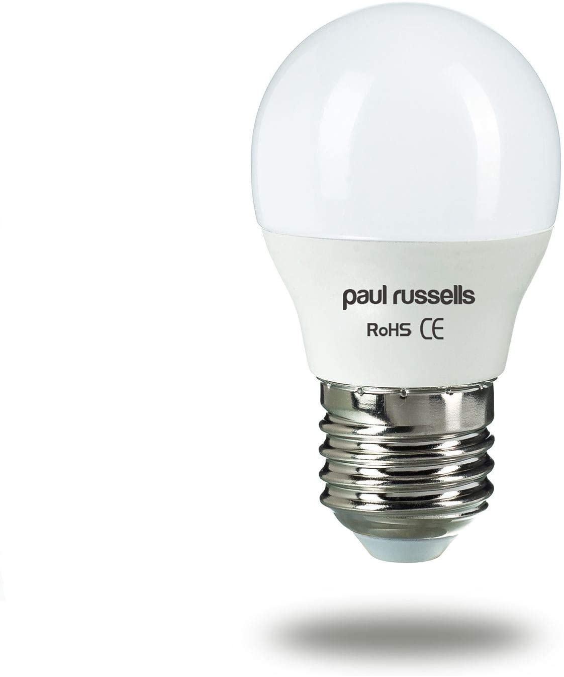 paul russells LED Light Edison Screw E27, 60w Equivalent, 6.5W 806 Lumens LED Bulbs, 6500K Bright Daylight