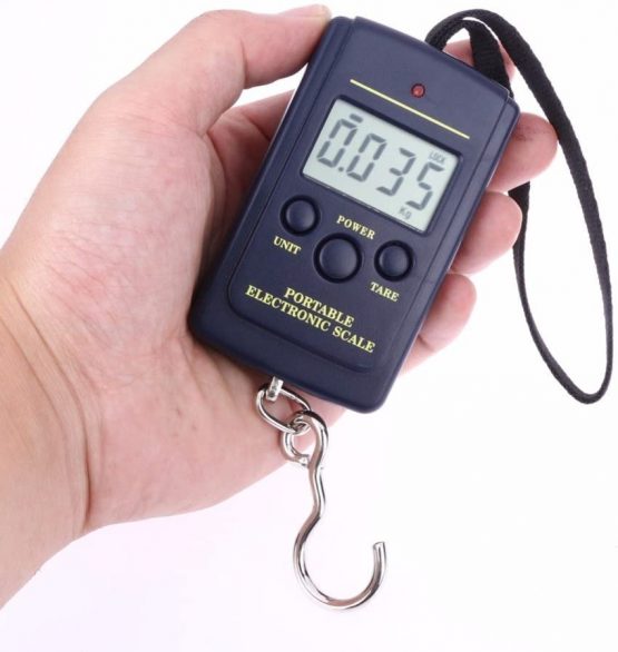 NewShot LCD Electronic Balance Digital Hook Hanging Fishing Weighing Scale Scale 88lb/40kg, 10g with Backlight