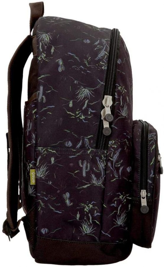 Enso West Backpack Adaptable to Trolley Black 31x42x15 cms Polyester 23.94L - Image 3
