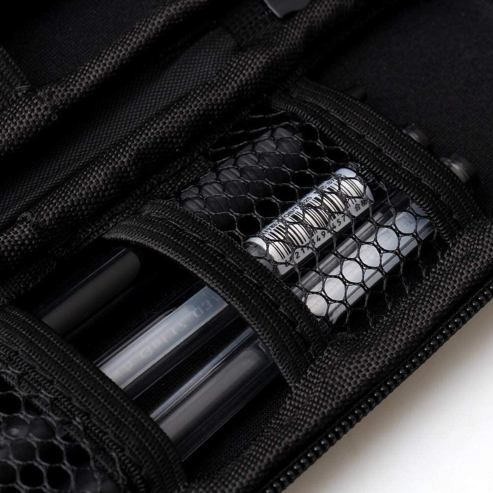 Pengxiaomei Pencil Case - Small Hard Shell Box for Stylus and Pen Holder, Black, 7.87 × 2.36 × 1.37 inches (20 × 6 × 3.5 cm) - Image 4