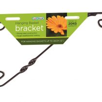 Gardman Unknown Standard Hanging Basket Bracket, Black, 30 cm, 12-Inch