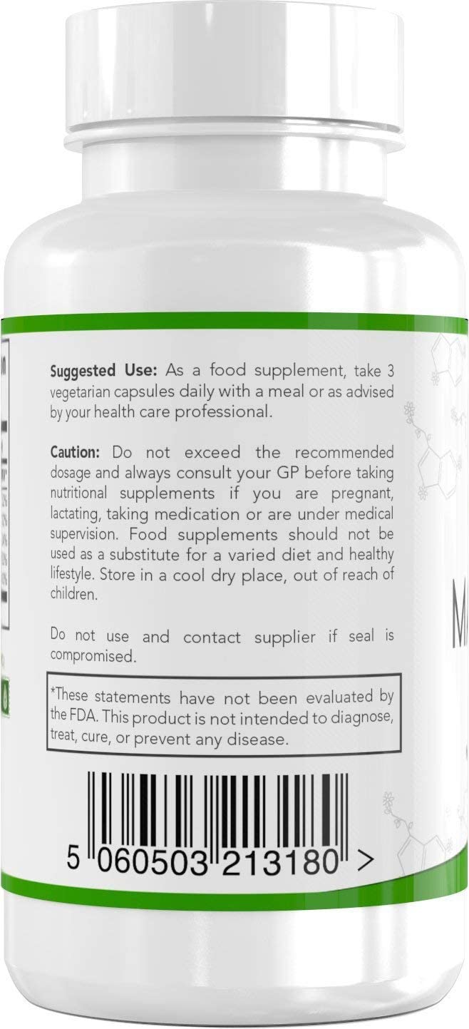 MM Magnesium Blend, White, 90 count (Pack of 1) - Image 4