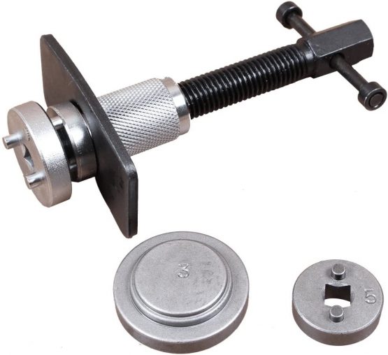 CCLIFE 3 pcs Brake Caliper Rewind Tool Disc Back Brake Piston Wind Back Pad Kit