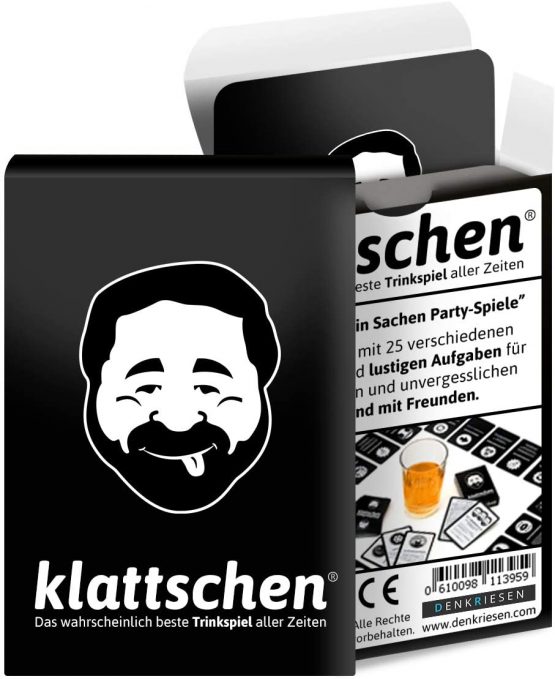 DENKRIESEN Klattschen drinking game, probably the best drinking game of all time, party game, drinking game for adults, gift idea for birthdays