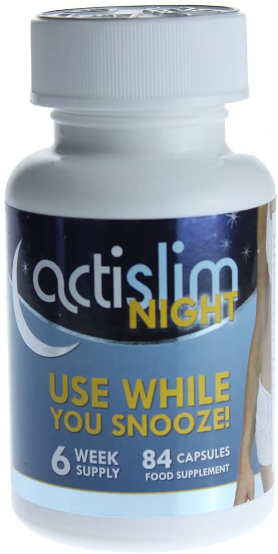 Actislim Night works while you sleep, helps to maintain target weight, contains Vitamin B6 and Apple Cider Vinegar