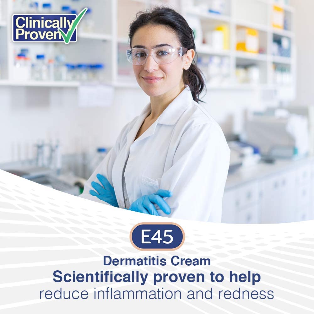 E45 Dermatitis Cream 50 ml to Treat Symptoms of Dermatitis or Eczema, Relieve Itching and Reduce Inflammation and Redness - Image 2