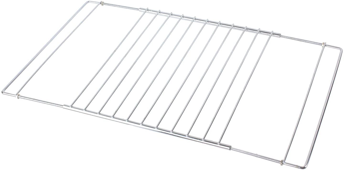 SPARES2GO Universal Extendable Adjustable Shelf with Locking Arms for All Oven Cooker & Grill (360mm - 590mm) - Image 2