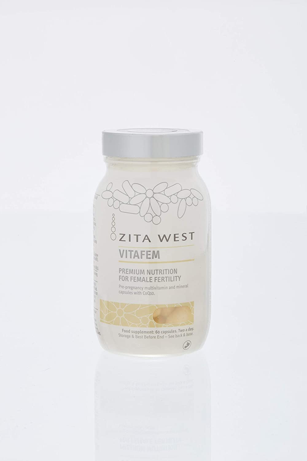 Zita West Vitafem Premium Fertility Supplement for Women, Prenatal Vitamins with Folate for Preconception Support
