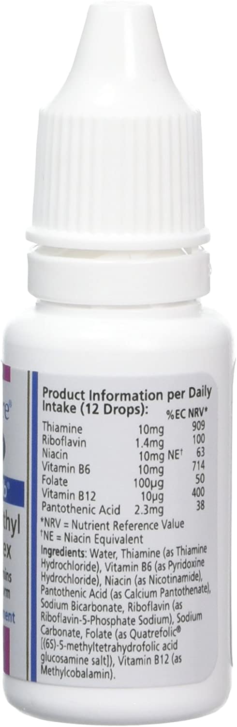 BioCare Nutrisorb Methyl B Complex - Liquid Active B Vitamins for Energy Cognitive and Nervous System Support - 15ml - Image 3